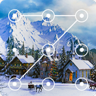 Winter Village Fairy Tale Snow Frost Smart AppLock icône