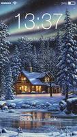 Winter Village Fairy Tale Snow Frost Smart AppLock capture d'écran 1