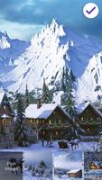 Winter Village Fairy Tale Snow Frost Smart AppLock capture d'écran 2