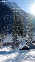 Winter Village Snow Pattern Smart AppLock PIN Lock 스크린샷 2