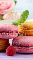 Macaron Cute Wallpaper Pink Smart PIN Lock Screen Screenshot 1