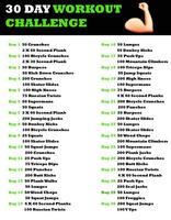 30 Days Fitness Challenge اسکرین شاٹ 1