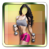 Fitness Girl Photo Montage icon