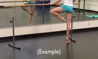 Exercises Ballet Barre Affiche