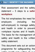 Five step to a safer workplace capture d'écran 1