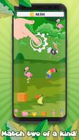 Flamingo Kawaii Evolution und Clicker Spiel Plakat