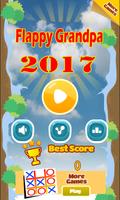 Flappy Grandpa Free game Affiche