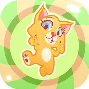 Gato Fofo Jogo de salto