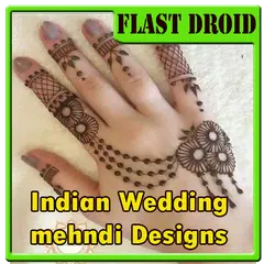 Disegni indiani di mehndi di cerimonia nuziale