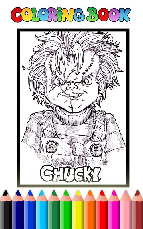 Featured image of post Chucky Coloring Pages Easy Easy to print coloring pages are a fun way for kids of all ages to develop creativity focus motor skills and color recognition