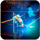 League of Laser Warriors in Neon