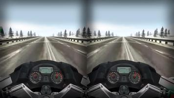 VR Traffic Highway Moto Racer capture d'écran 2
