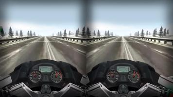 VR Traffic Highway Moto Racer Screenshot 2