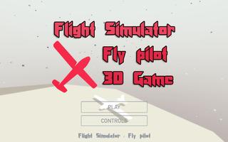 Flight Simulator : Fly pilot Affiche