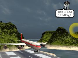 Plane Game Flight Simulator 3D Affiche