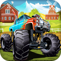 monster truck hill climb