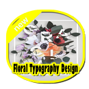 Blumen-Typografie-Design APK
