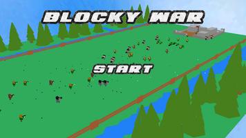 Blocky War Simulation Affiche