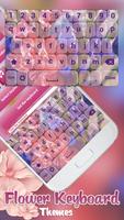 Flower Keyboard Themes:Cute Keyboards with Emojis screenshot 1