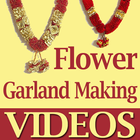 Flower Garland Making Videos icône