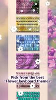 Flower Keyboard Themes Ekran Görüntüsü 1