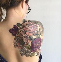 Цветок Tatoo Идеи дизайна постер