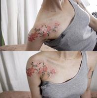 Flower Tatoo Design Ideas capture d'écran 1