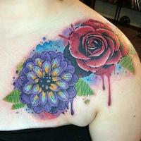 Flower Tatoo Design Ideas screenshot 3