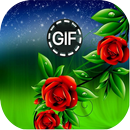 Kwiaty Animowane obrazy na żywo gif aplikacja