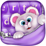 Fluffy Teddy Bear Keyboard icon