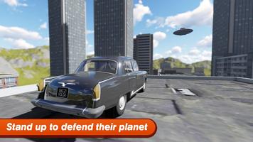 Fly Car Volga Gaz Simulator Affiche