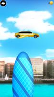 flying limo car game Affiche