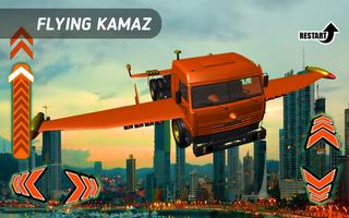 Flying Truck Kamaz Affiche