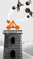 Stickman Destruction Catapult پوسٹر