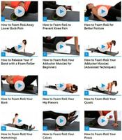 Foam Roller Exercices poster