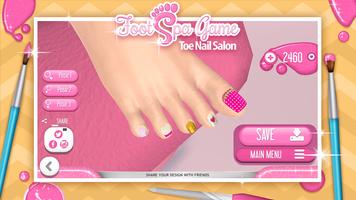 Foot Spa Game – Toe Nail Salon poster