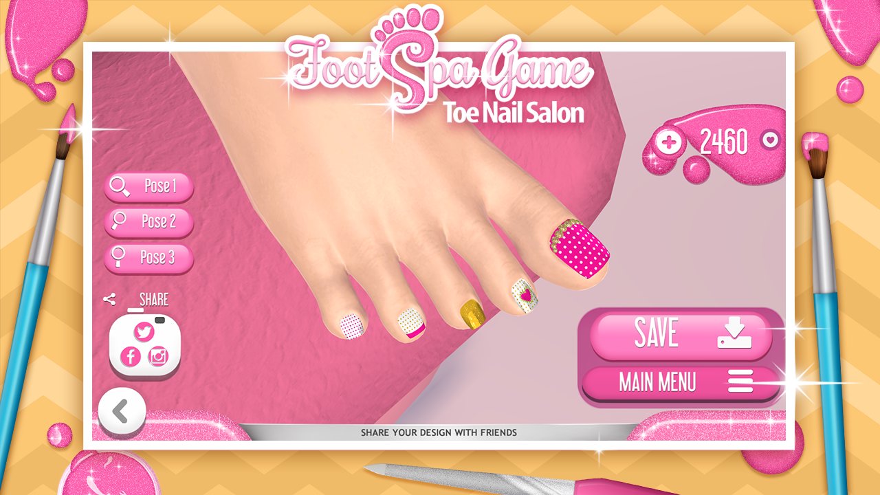 Descarga de APK de Foot Spa Game Toe Nail Salon para Android