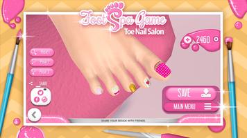 Foot Spa Game – Toe Nail Salon Affiche