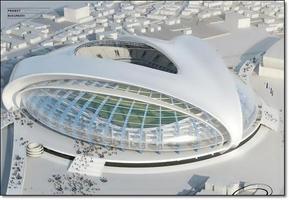 Football Stadium Architecture and Design Affiche