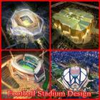 Football Stadium Design ไอคอน