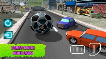 Football on Car League City capture d'écran 1