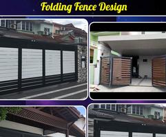 Folding Fence Design الملصق