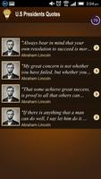 American Presidents Quotes plakat