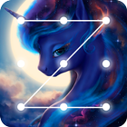 Unicorn Lock Screen Zeichen