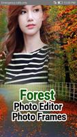 Forest photo editor- Frames, Background-poster