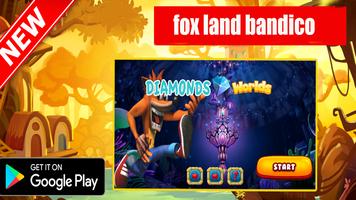 Fox Subway Land bandicoot Adventure ポスター