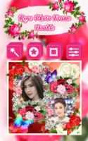 Rose Photo Frame Double Affiche