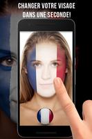 France Drapeau Visage Profile 截图 1