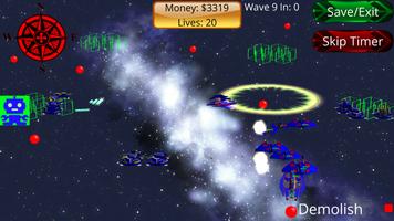 Matrix Defense - Space Game Affiche