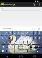 Swan Keyboard Themes imagem de tela 1